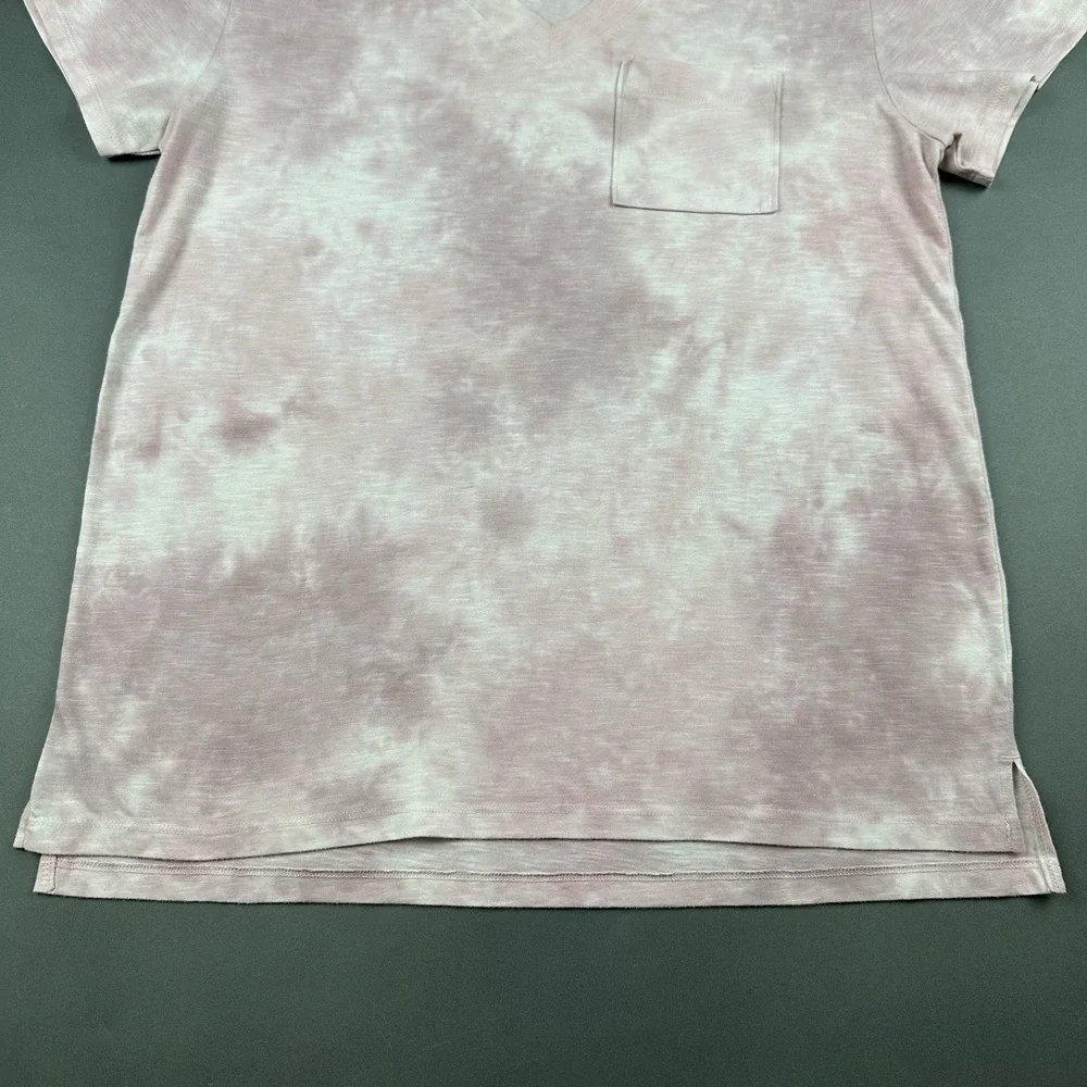 Sonoma Goods for Life Pink T-Shirt Women's Size Small V-Neck Top - Picture 6 of 9